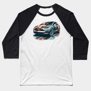 Tesla Model X Baseball T-Shirt